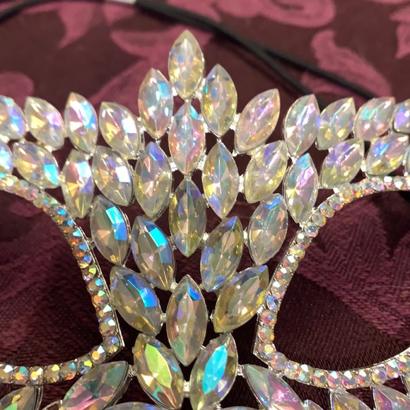 rhinestone masquerade mask - Picture 2 of 2